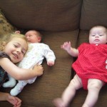 Mom, I told you to GET THIS BIG SISTER AWAY FROM ME! Mom, I told you to GET THIS BIG SISTER AWAY FROM ME!